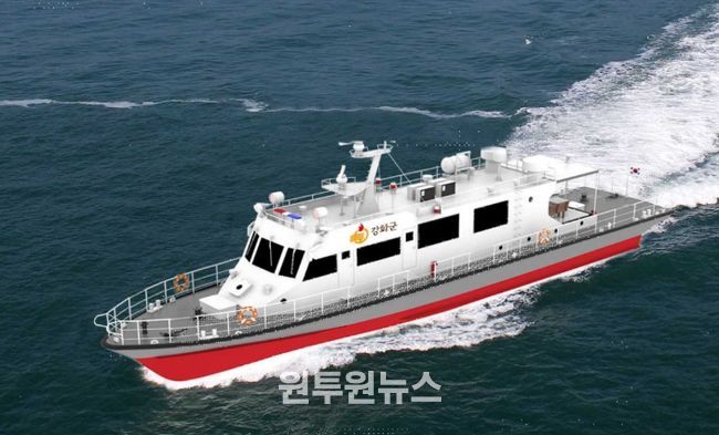 강화군, 57톤급 워터젯 어업지도선 건조 본격 착수