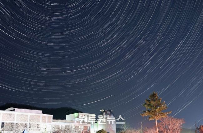 강화천문과학관, 긴긴 겨울밤 별빛 프로그램 호평(별 일주 사진)