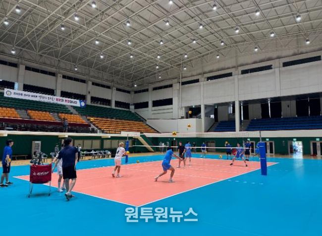 하동군 전지훈련 사진