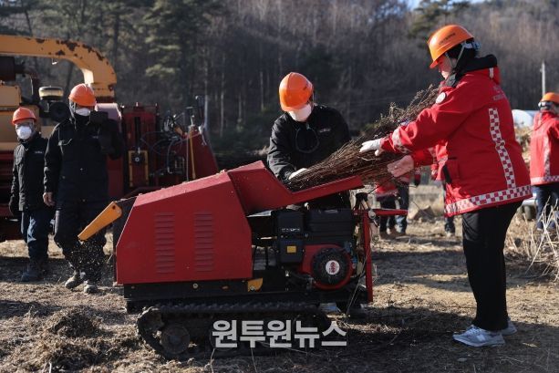 산림재난 총력대응 결의대회 및 영농 부산물 파쇄 캠페인