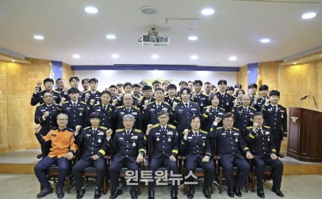 홍성소방서, 상반기 인사발령자 사령장 교부식 개최