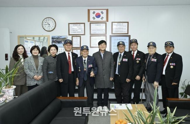 거제시, 신년맞이 보훈단체·대한노인회 방문