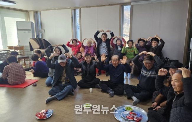 공주시 의당면, 새해 맞아 경로당 순회