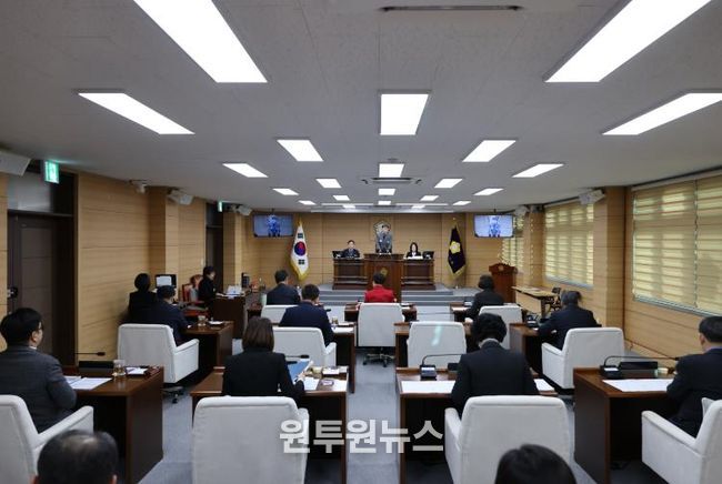 부여군의회, 제298회 원포인트 임시회 개회