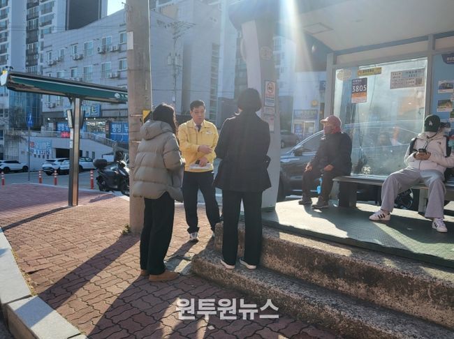 민기식 거제부시장 겨울철 한파쉼터, 저감시설 점검