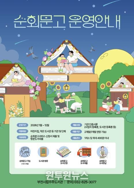 2026년 순회문고 서비스 포스터