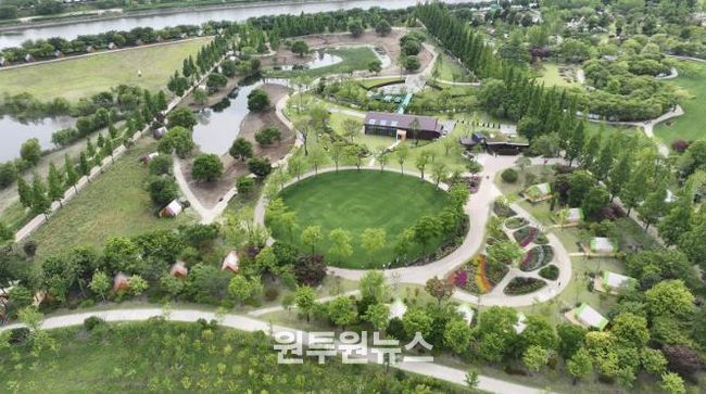 일‧휴식‧관광 동시에 가능한 정원워케이션 전경.