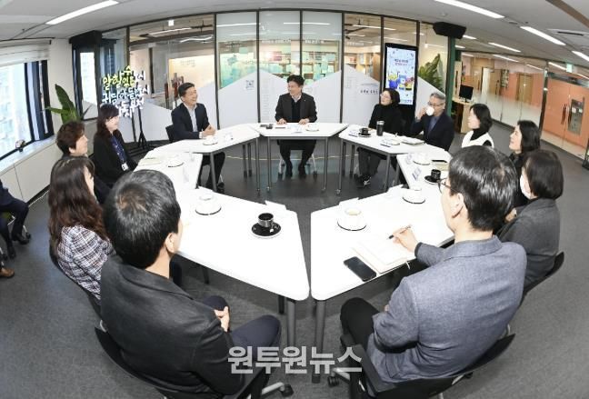 부천시는 지난 21일 부천문화재단과 소통 간담회를 진행했다.