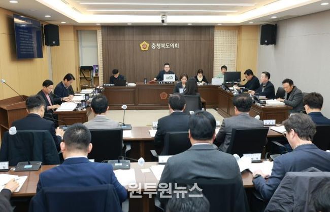 건설환경소방위, 충북개발공사·환경국 등 주요 업무계획 청취