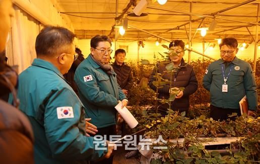 시설하우스 농가 방문