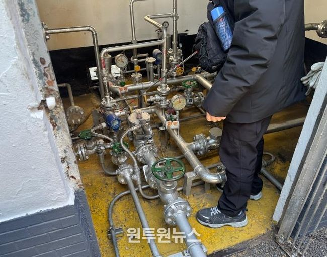 합동 점검하는 모습