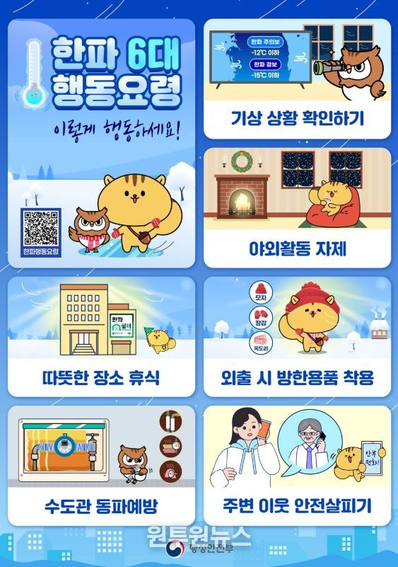 함양군, 겨울철 한파 대비 방문 건강관리 등 예방 활동 적극 추진