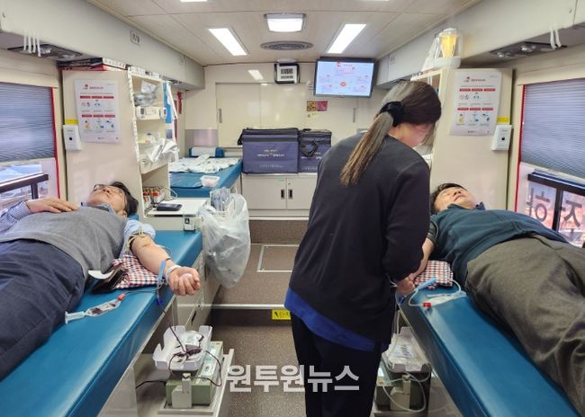 포항교육지원청, 생명 살리는 사랑의 헌혈 동참