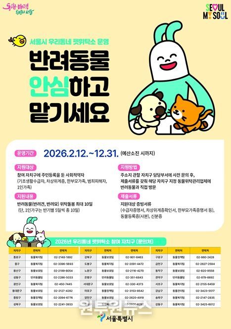 우리동네 펫위탁소 포스터