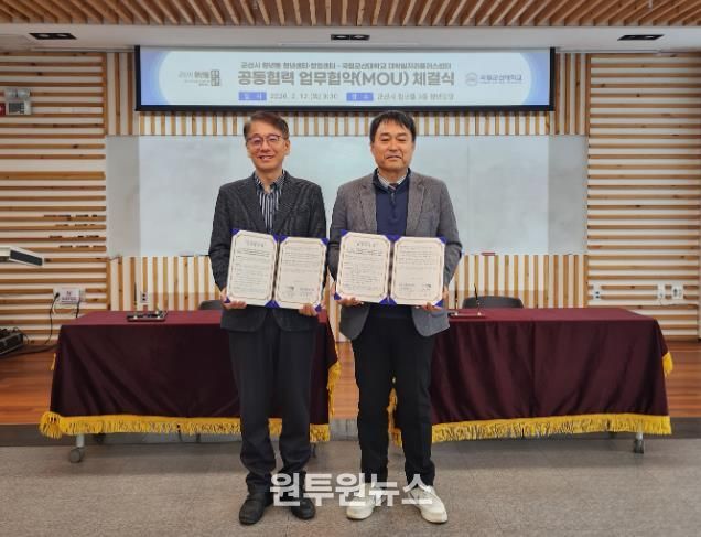 청년뜰군산대대학일자리플러스센터업무협약