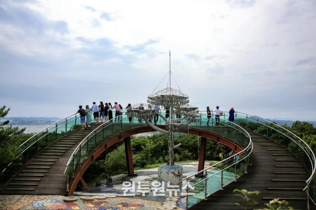 바다향기수목원 전경