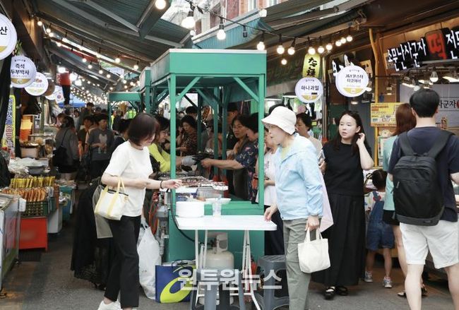 지난해 인헌시장 별빛야간 음식문화축제 전경