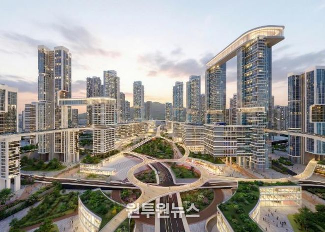 상도동 통합개발 조감도