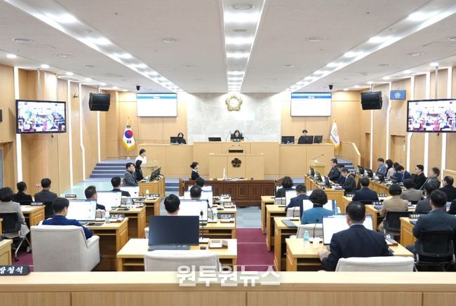 광주 남구의회, 제318회 임시회 개회