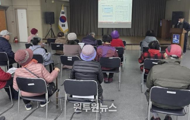 수원시 팔달구, 재활용품 수집 어르신을 위한 동절기 찾아가는 안전교육 실시