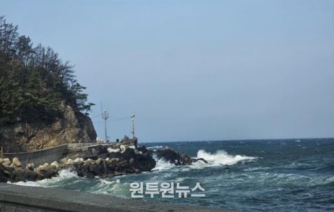 울진해경, 위험예보제「주의보」발령, 너울성 파도 주의