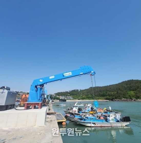 해남군, 관내 153대 다목적인양기 보험 가입