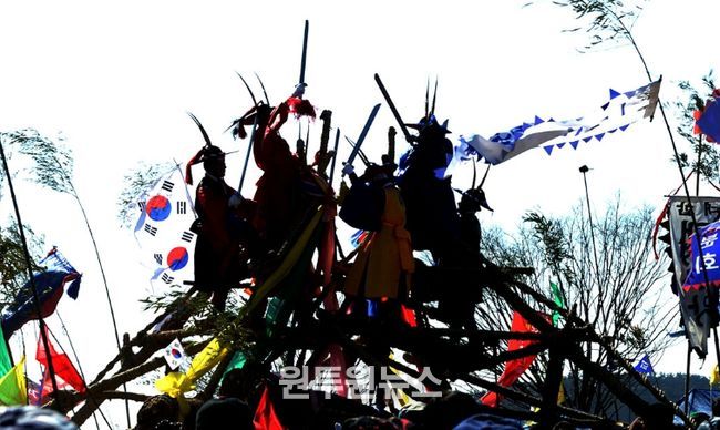 읍면별 태극기 모범거리