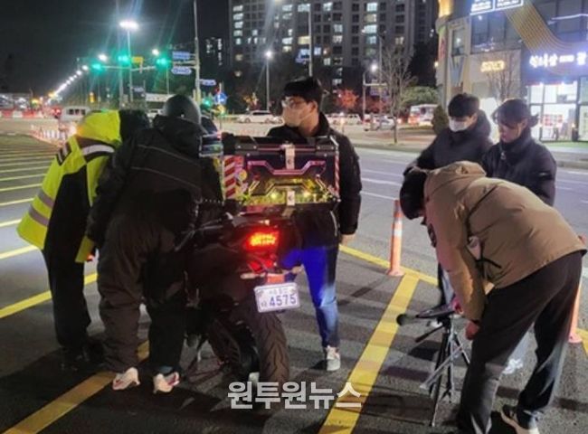 파주시, 3월 9일 이륜차 소음·불법개조 합동단속 실시
