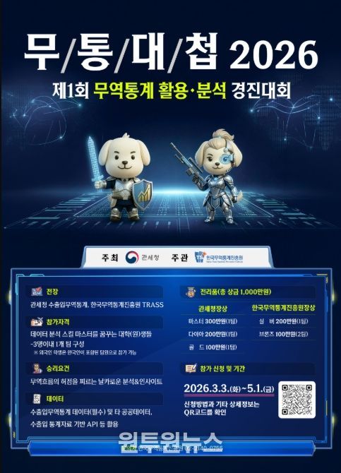 무역통계 활용·분석 경진대회 홍보 포스터