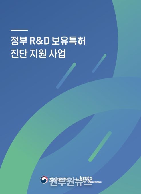 정부 연구개발(R&D) 보유특허 진단 지원 사업 안내서 표지