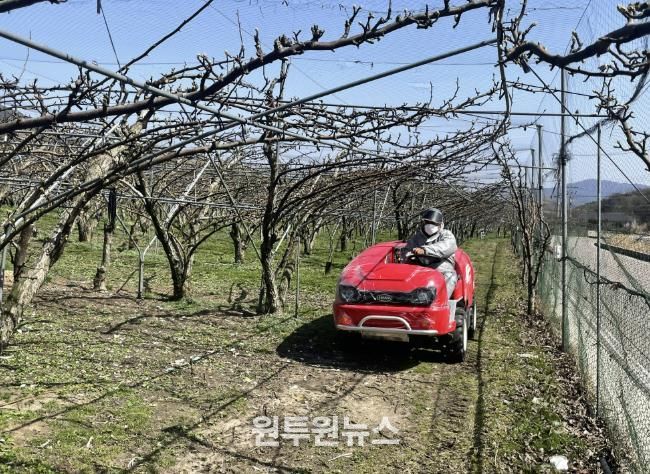 함양군, 과수화상병 예방 약제 적기 살포 당부