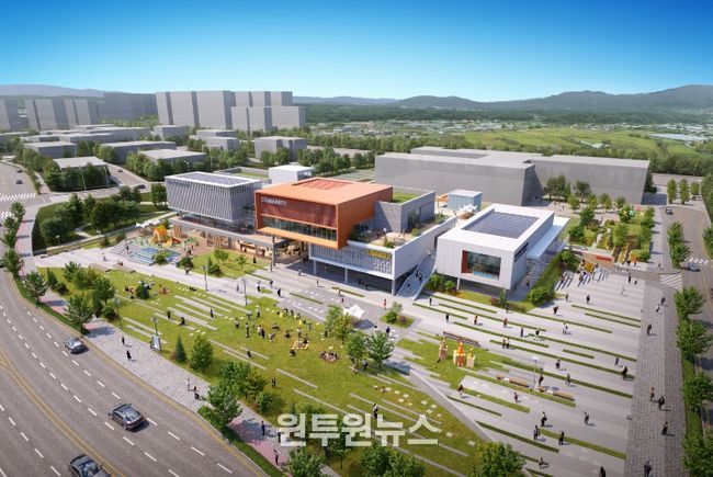 ‘공존과 유연’의 옷 입는다 달성 중부권 복합문화센터 설계 확정!(조감도)