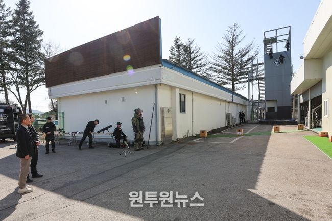 강원특별자치도, 강원경찰특공대 치안 현장 점검