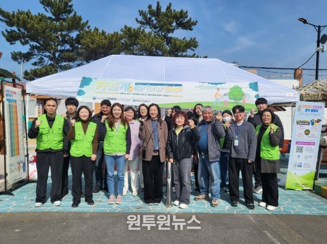 서부보건소, 한림오일장서 비만 예방 캠페인 전개