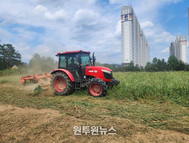 농기계임대사업장 전경사진 및 임작업 대행