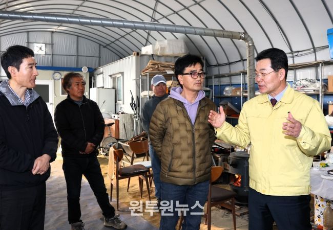 스마트팜 농업인 하우스 현장 방문 애로사항 청취