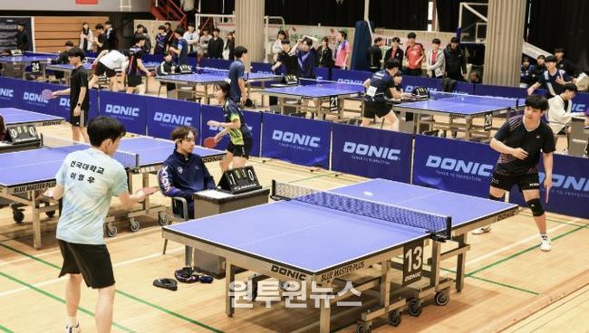 과천시, 과천토리아리배 전국생활체육 오픈탁구대회 개최…700여 명 동호인 열전