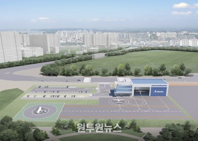 킨텍스 대화동 H1 부지 버티포트 조감도