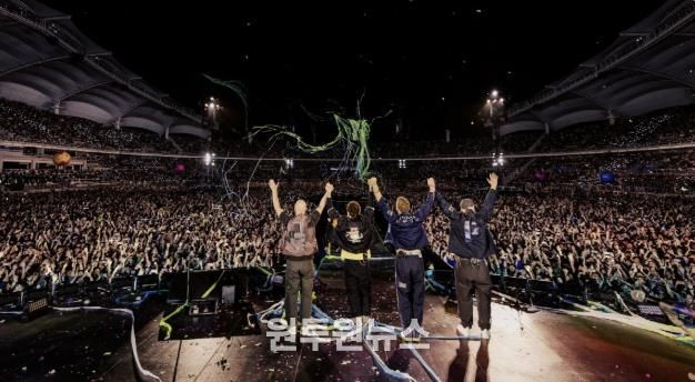 콜드플레이 내한공연 현장(제공=라이브네이션코리아)