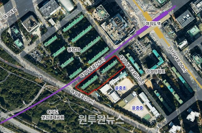 위치도 (영등포구 여의도동 38-1 일대)