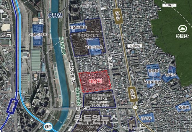 위치도 (중화2동 309-39일대)