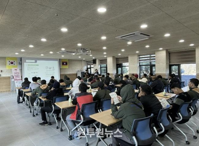 보은군보건소, 외국인 계절근로자 대상 결핵 예방교육 실시