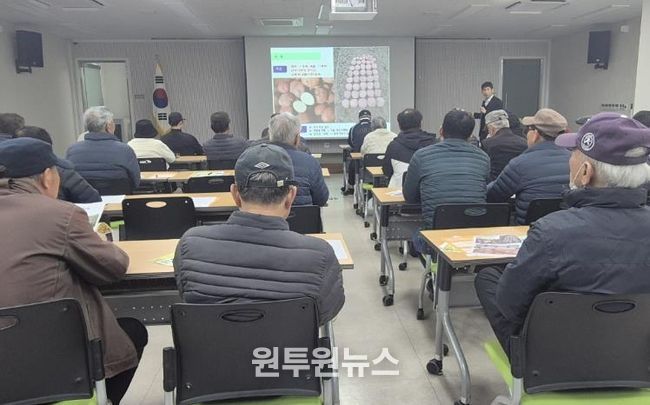 안성시 서부농업기술상담소, 기후변화 대응 고품질 감자 재배 기술 교육 실시