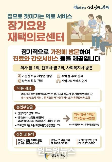장기요양 재택의료센터 운영 안내문