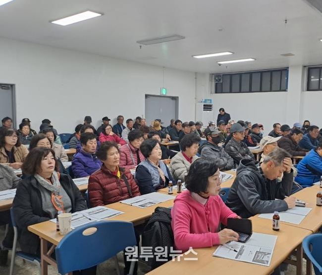 안성시 남부농업기술상담소, ‘고품질 포도 재배기술 교육’ 성황리 개최