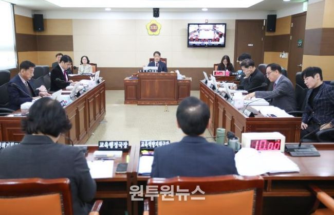 인천시의회 교육위, 교육복지·역사교육 등 조례안 7건 심사