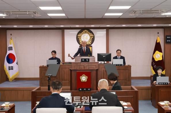 제297회 합천군의회 임시회 개회