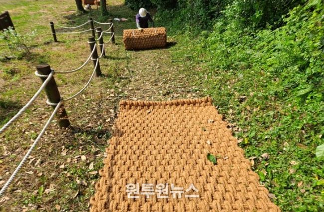 오름 탐방로 정비