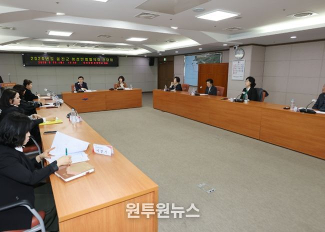 옹진군, 여성 리더들의 헌신에 감사... 2026년 첫 간담회 열어