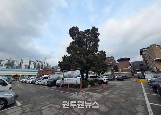 진건읍 용정리 781-2번지 일대 주차 타워 조성 예정 부지